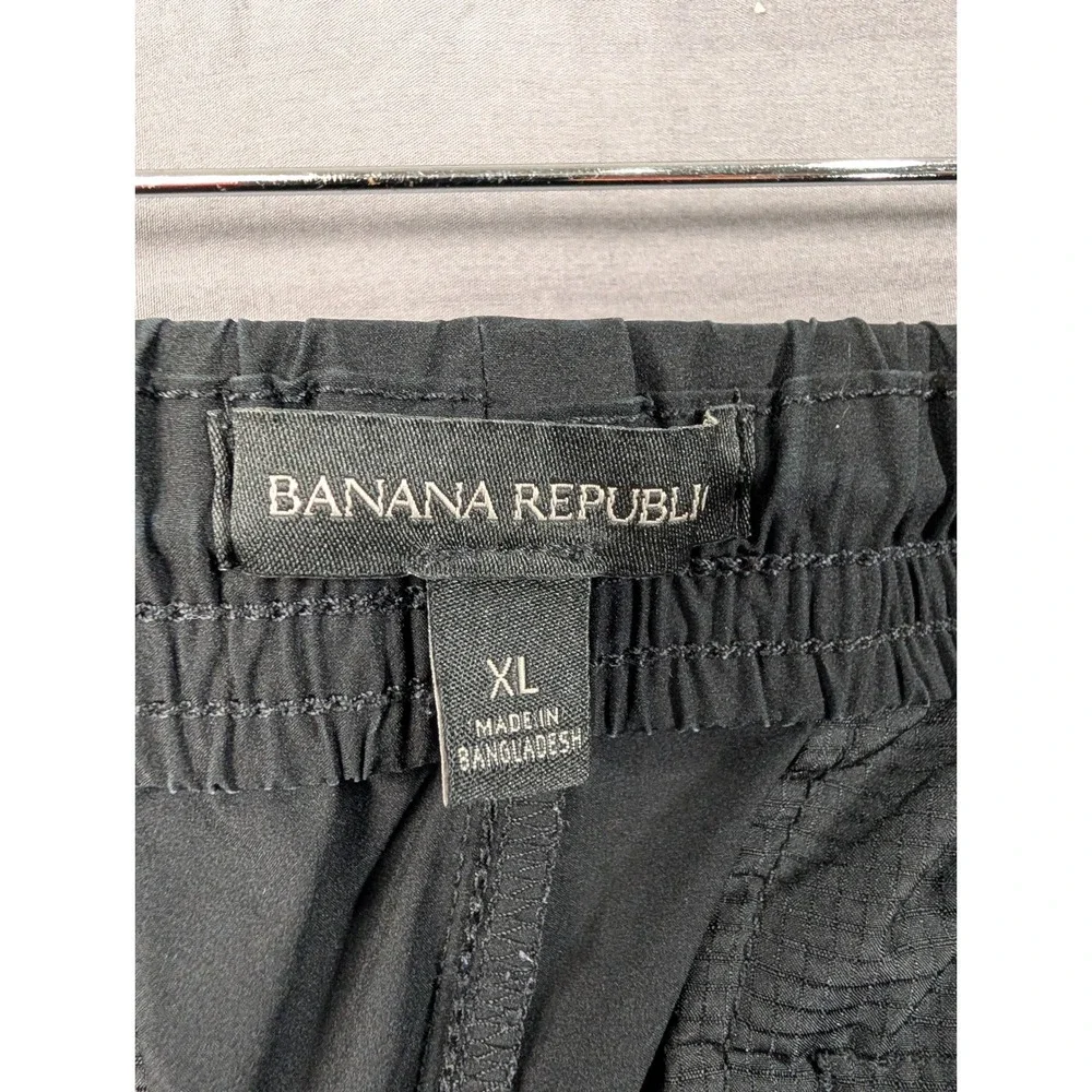 Banana Republic Mens Black Performance Jogger Pants XL 7453